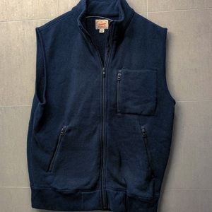 J. Crew Navy Fleece Vest - Medium